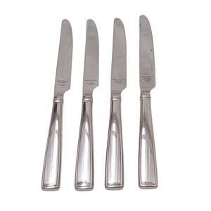Reed & Barton Regent Heritage Dinner Knives Set of 4 Stainless Steel Vintage